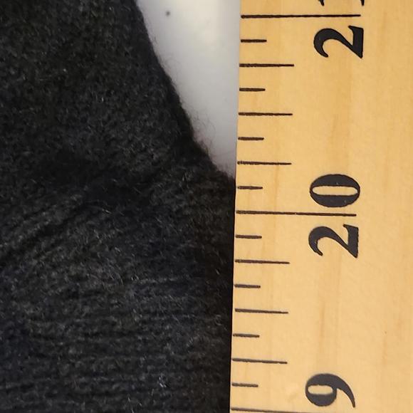 Vintage 1960s Black Embroidered Beaded Lined Wool Cardigan Women Sz 42 EU/XL US - Picture 4 of 11